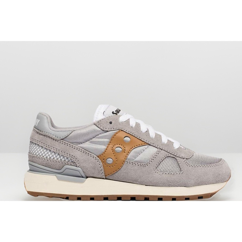 Saucony Shadow Low Women 11 blue gray gold shoe Retro Casual Classic granola